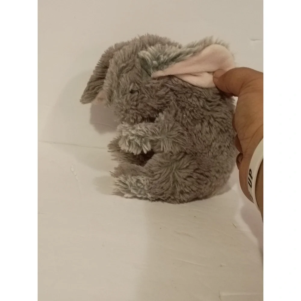 Douglas Cuddle Toys Grey Bunny Rabbit Plush Shaggy Soft Stuffed Animal‎ 9834G
